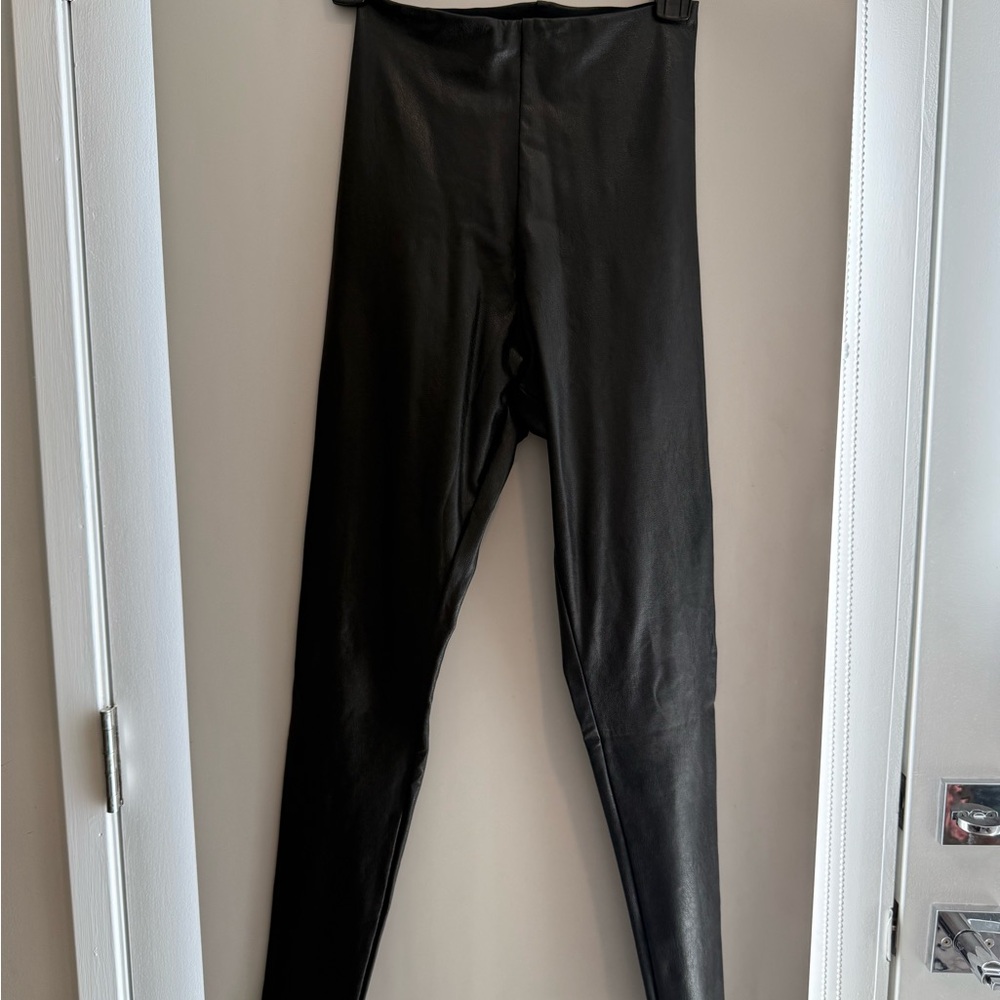 Revolve Commando Black Leather Legging - image 4